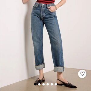 AGOLDE FRAN LOW SLUNG STRAIGHT IN CONTROL